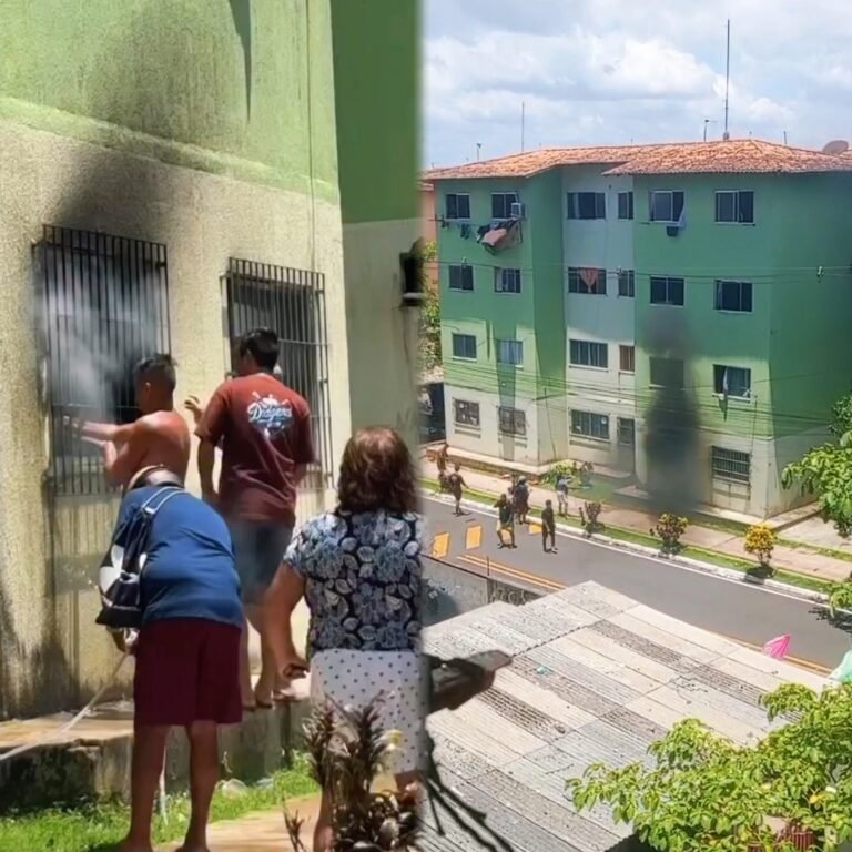 Em Belém, incêndio é registrado em apartamento no residencial Viver Primavera, no bairro do Tapanã