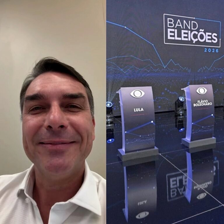 Flávio Bolsonaro diz que não confirmou debate da Band porque esperava confirmação de Lula: “vou te desmentir ao vivo”